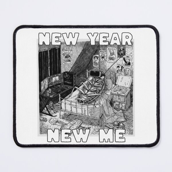 Item preview, New Year New Me - Kafkaesque Parody of Gen Z Life designed and sold by zptees.