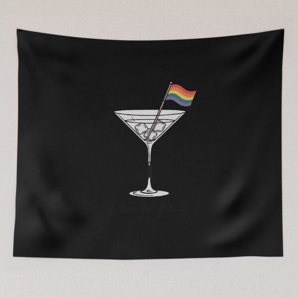 Item preview, A Tini Bit Fruity Martini Gay Pride Month LGBTQ Fruit Ally designed and sold by Tatianamiobi.