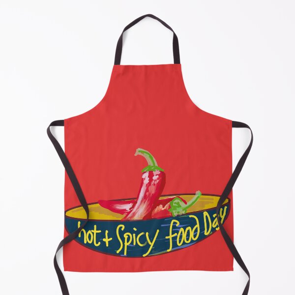 Item preview, International Hot and Spicy Food Day, January 16, chilli spice hot food designed and sold by empressbat merch.