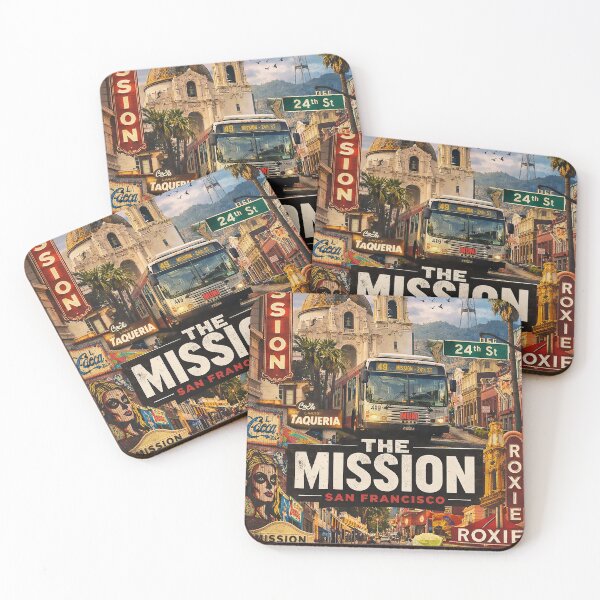 Item preview, The Mission District in San Francisco designed and sold by PIXEL POP DESIGNS - Beyond the Norm!.