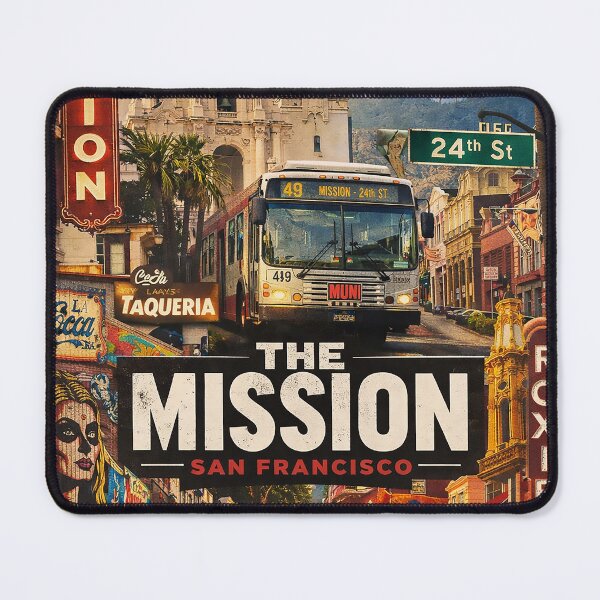 Item preview, The Mission District in San Francisco designed and sold by PIXEL POP DESIGNS - Beyond the Norm!.