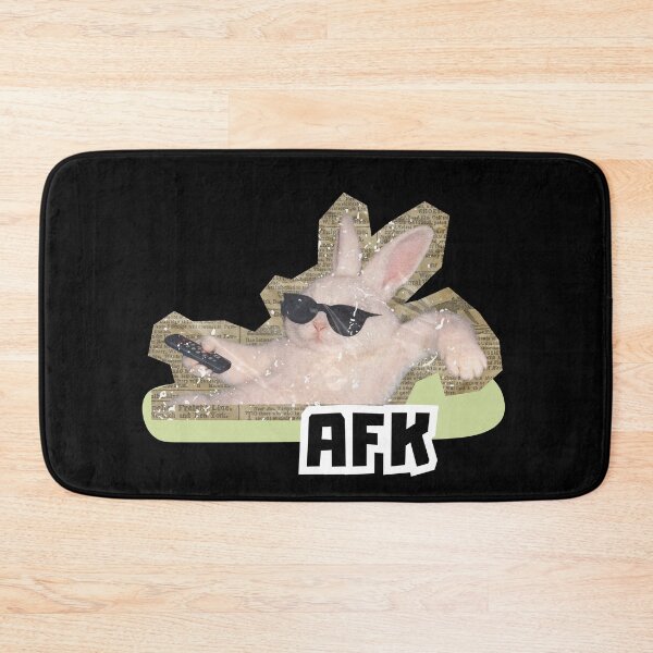Item preview, AFK Relaxed Bunny Couch Mode Art designed and sold by UUniqueIImprint.