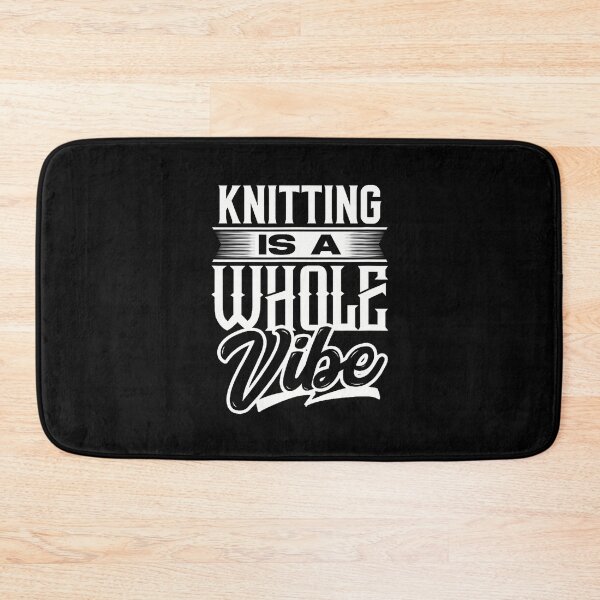 Item preview, Knitting Vibes Quote For Retro Hobby Knitter Vibe Funny Joke designed and sold by scottsurswab.