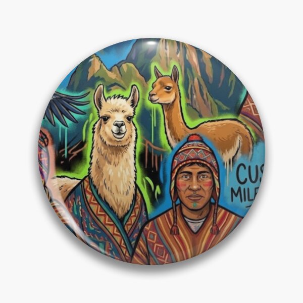 Item preview, Andean Peru, Magical Sierra, Cusco, Ancient Llama and Condor designed and sold by Daniben2003.