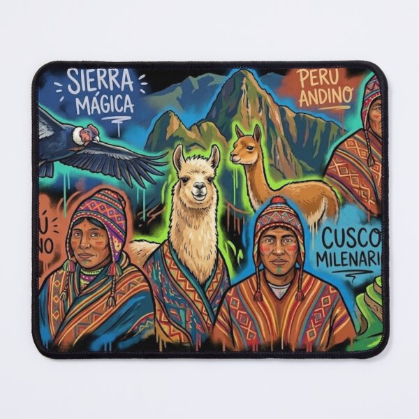 Item preview, Andean Peru, Magical Sierra, Cusco, Ancient Llama and Condor designed and sold by Daniben2003.