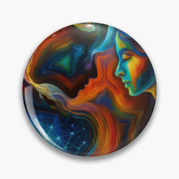 Item preview, Mind in Motion | Abstract Woman Coding in Color designed and sold by GirlCoder.