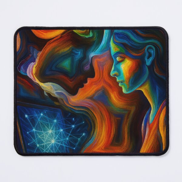 Item preview, Mind in Motion | Abstract Woman Coding in Color designed and sold by GirlCoder.