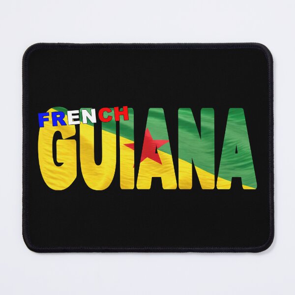 Item preview, FRENCH GUIANA - Flag Flying in Wind cut to Letters Souvenir Sticker Shirt designed and sold by Adam Gormley.