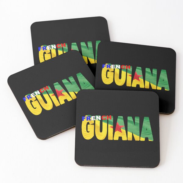 Item preview, FRENCH GUIANA - Flag Flying in Wind cut to Letters Souvenir Sticker Shirt designed and sold by Adam Gormley.
