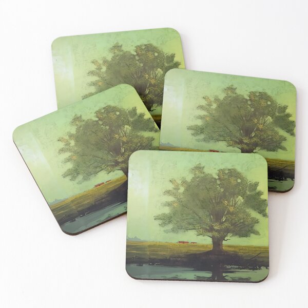 Item preview, Oak Tree in Misty Meadow designed and sold by IslandIncident.