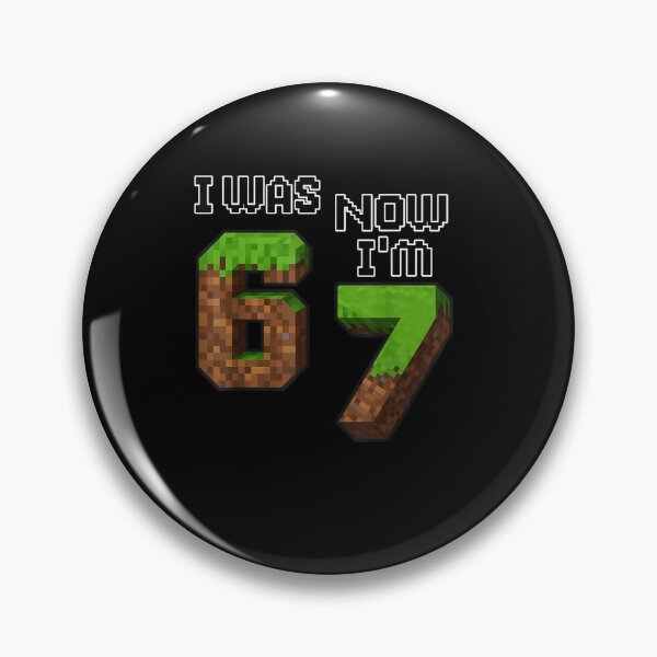 Item preview, CFunny Six Seven I was 6 Now I'm 7 Game Pixel 7th Birthday  designed and sold by MatherFisher.