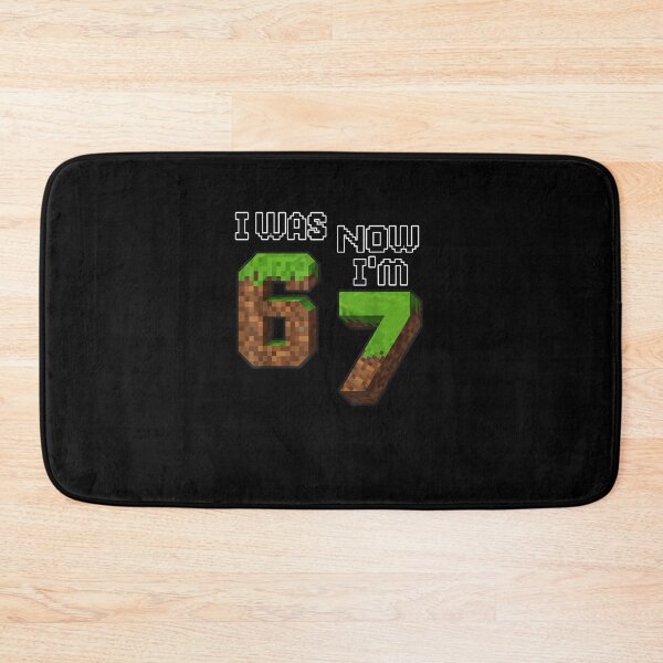 Item preview, CFunny Six Seven I was 6 Now I'm 7 Game Pixel 7th Birthday  designed and sold by MatherFisher.