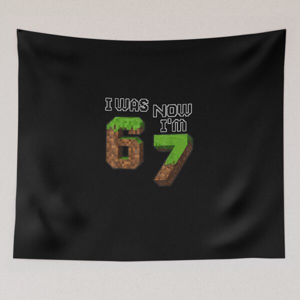 Item preview, CFunny Six Seven I was 6 Now I'm 7 Game Pixel 7th Birthday  designed and sold by MatherFisher.