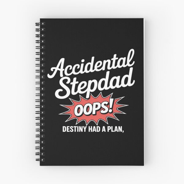 Item preview, Accidental Stepdad Whimsical Script Explosion designed and sold by Tatianamiobi.