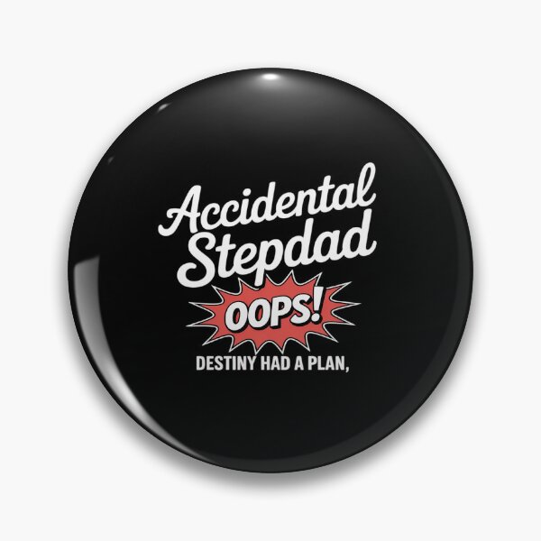 Item preview, Accidental Stepdad Whimsical Script Explosion designed and sold by Tatianamiobi.