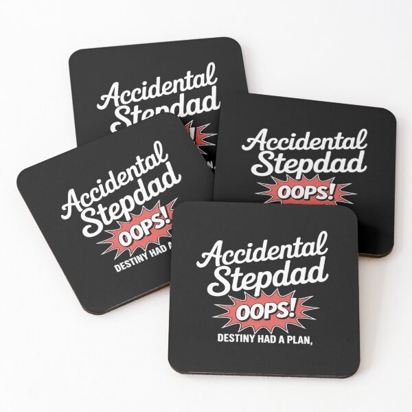 Item preview, Accidental Stepdad Whimsical Script Explosion designed and sold by Tatianamiobi.