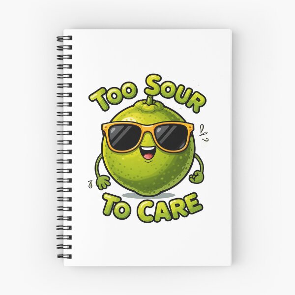 Item preview, Funny calamansi illustration Too Sour To Care designed and sold by Uglyandcute.