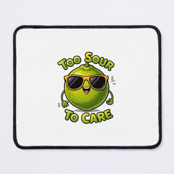 Item preview, Funny calamansi illustration Too Sour To Care designed and sold by Uglyandcute.