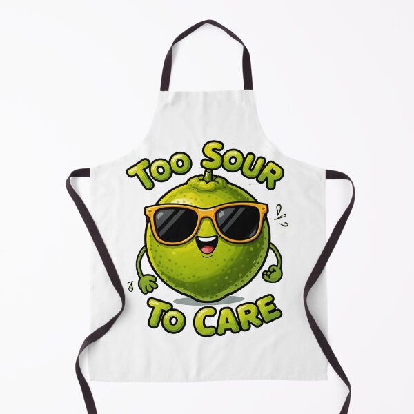 Item preview, Funny calamansi illustration Too Sour To Care designed and sold by Uglyandcute.