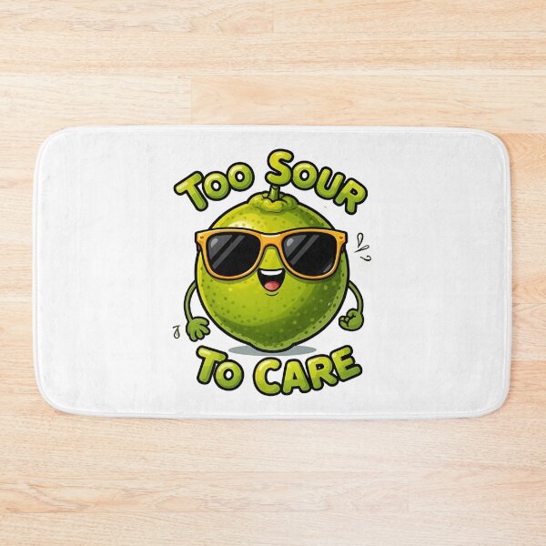 Item preview, Funny calamansi illustration Too Sour To Care designed and sold by Uglyandcute.