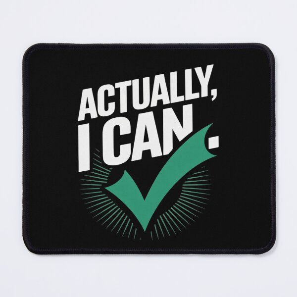 Item preview, Actually, I Can Neon Green Empowerment designed and sold by Tatianamiobi.