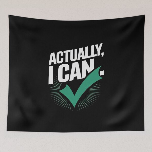 Item preview, Actually, I Can Neon Green Empowerment designed and sold by Tatianamiobi.