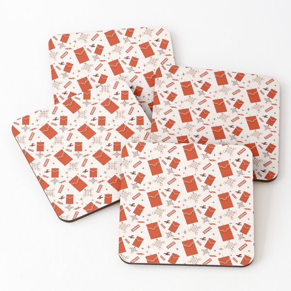 Item preview, Chinese Angpao Lunar Year Gift Pattern - Modern Red Envelope Celebration Design for Duvet Covers designed and sold by FestivityFinds.