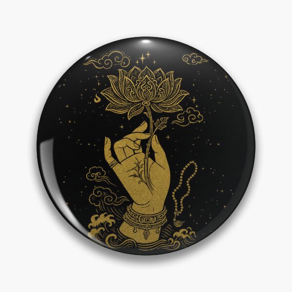 Item preview, Golden Lotus Hand designed and sold by Nacho Average Designs.