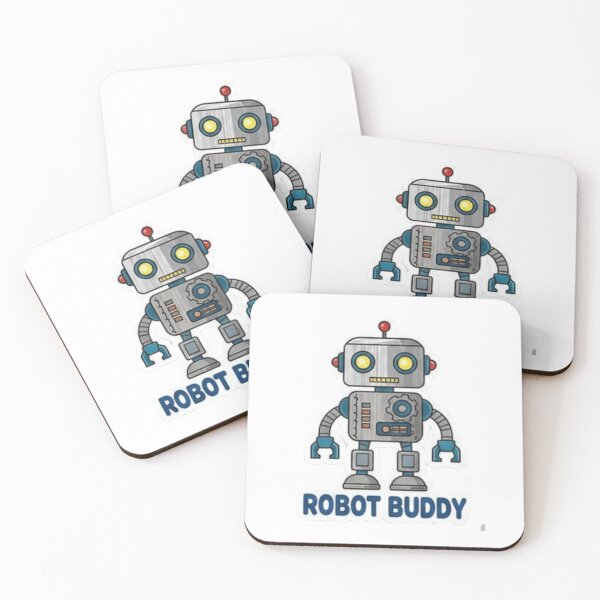 Item preview, Retro Tin Toy Robot Buddy - Vintage Sci-Fi Sticker designed and sold by ZyVoAli.