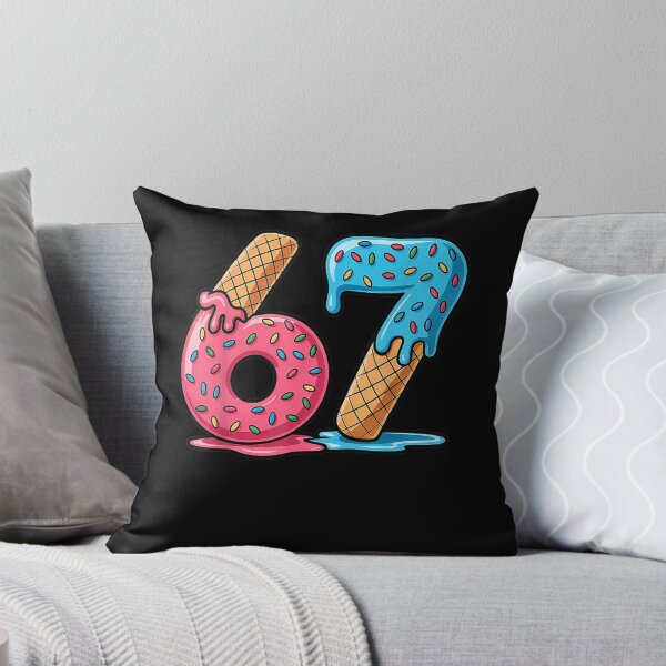 Item preview, Six Seven Ice Cream Drip Cool Meme 67 Funny Number designed and sold by MatherFisher.