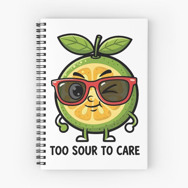 Item preview, Funny calamansi illustration Too Sour To Care designed and sold by Uglyandcute.