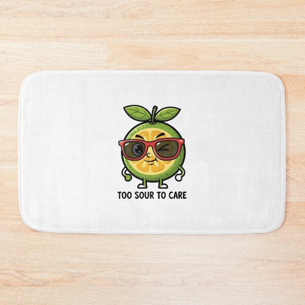 Item preview, Funny calamansi illustration Too Sour To Care designed and sold by Uglyandcute.
