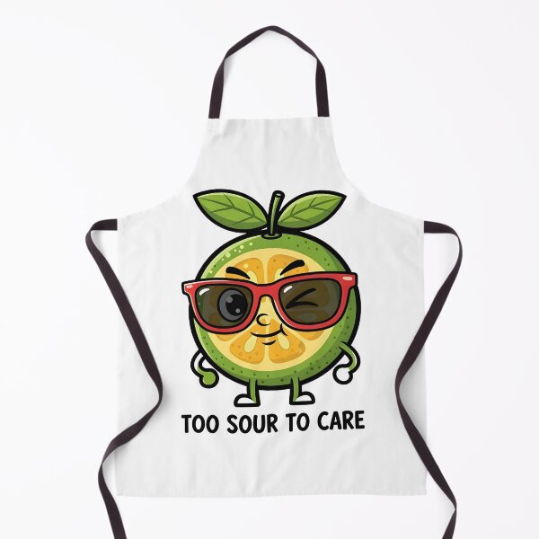 Item preview, Funny calamansi illustration Too Sour To Care designed and sold by Uglyandcute.