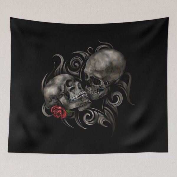 Item preview, Skulls in Love Dark Romance designed and sold by nbaepxsgkc49.