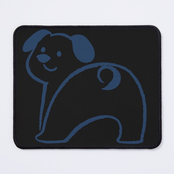 Item preview, cute dog shown from behind designed and sold by ArtSE46.