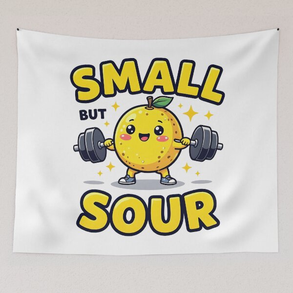 Item preview, Funny calamansi illustration Small But Sour designed and sold by Uglyandcute.