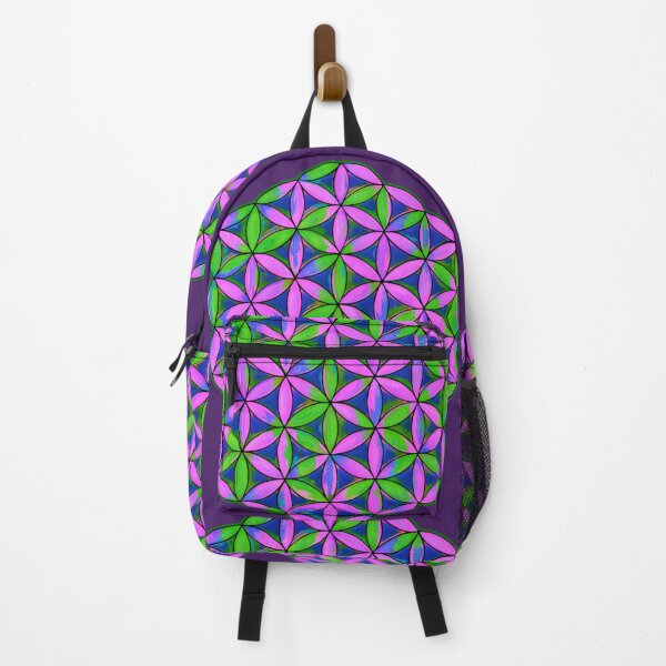 Item preview, Flower of Life Green and Purple designed and sold by shantilovesart.