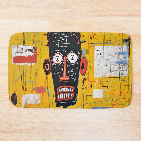 Item preview, Neo-Expressionist Chaos – Abstract Portrait on Yellow designed and sold by Groovy Looks.