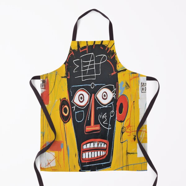 Item preview, Neo-Expressionist Chaos – Abstract Portrait on Yellow designed and sold by SouthPrint.