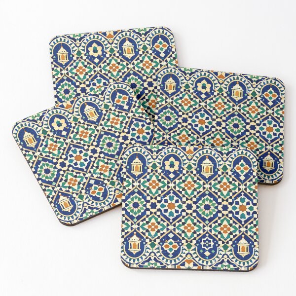 Item preview, Fez, Morocco Traditional Tile Pattern designed and sold by Myra365Art.