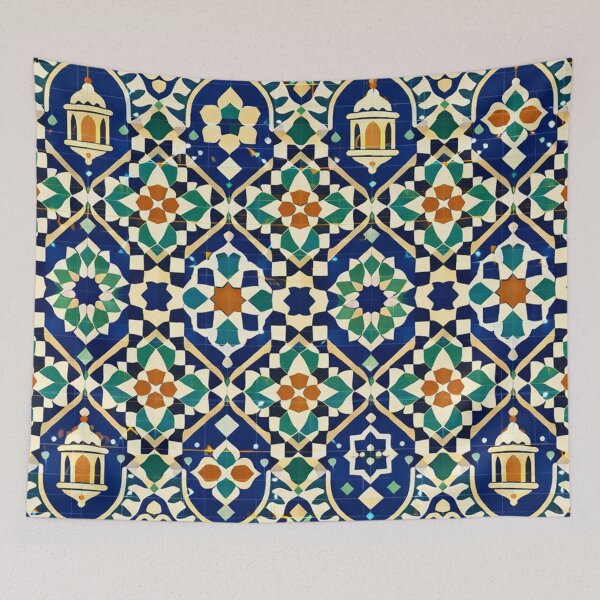Item preview, Fez, Morocco Traditional Tile Pattern designed and sold by Myra365Art.