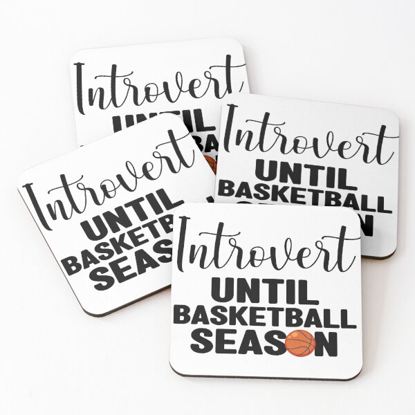 Item preview, Saying: Introvert until basketball season designed and sold by CHASAcreative.