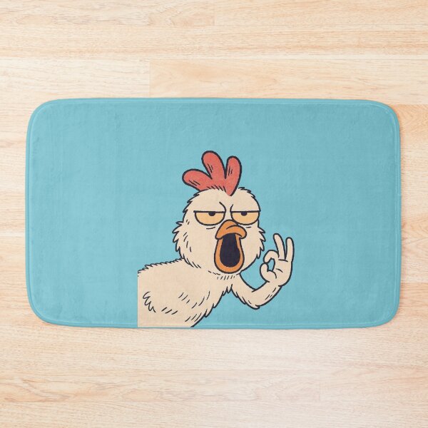 Item preview, Sarcastic Chicken OK Gesture – Funny Cartoon Illustration designed and sold by Regal-Elegances.