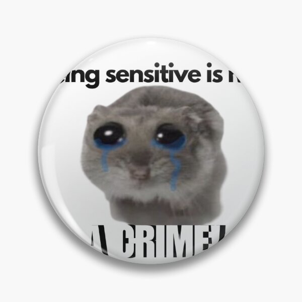 Item preview, being sensitive is not a crime designed and sold by Sugarmoon By Mads.