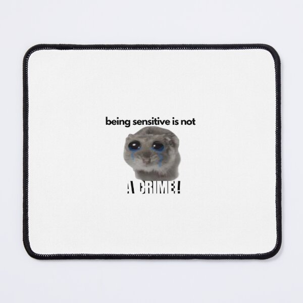Item preview, being sensitive is not a crime designed and sold by Sugarmoon By Mads.
