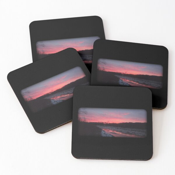 Item preview, Winter Sunrise on the Raccoon River designed and sold by Chaos and Chlorophyll.