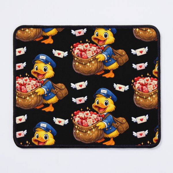 Item preview, Cute Valentine Mail Duck Love Letter Design designed and sold by TeeTimeTreasure.