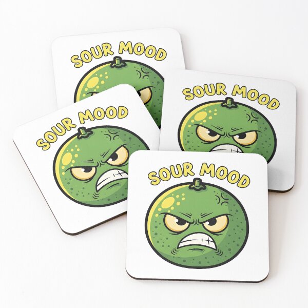 Item preview, Funny calamansi illustration Sour Mood designed and sold by Uglyandcute.