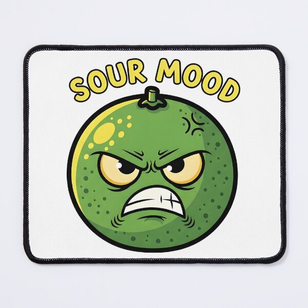 Item preview, Funny calamansi illustration Sour Mood designed and sold by Uglyandcute.