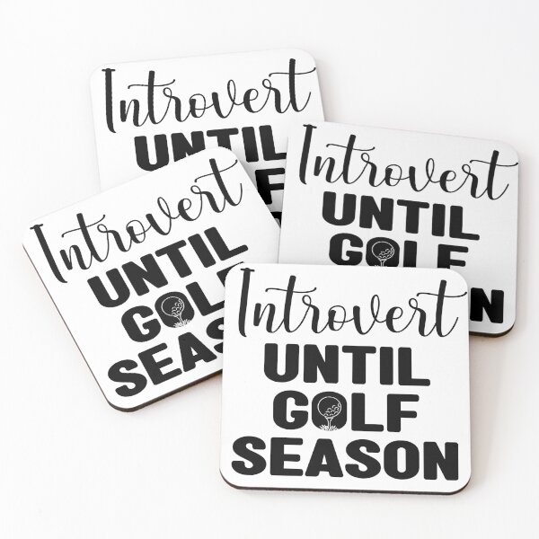 Item preview, Saying: Introvert until golf season designed and sold by CHASAcreative.